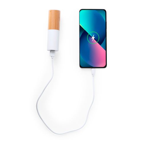 Powerbank en bambou et paille de seigle - image 3
