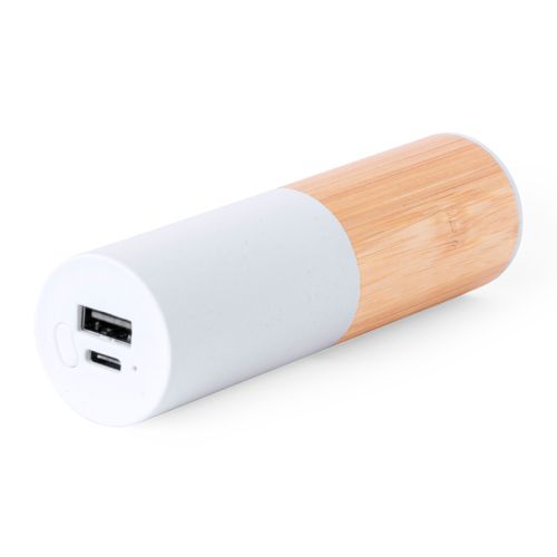 Powerbank en bambou et paille de seigle - image 2