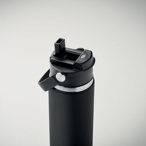 Bouteille double paroi avec paille - image 11