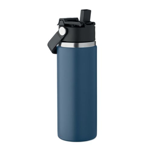 Bouteille double paroi avec paille - image 2