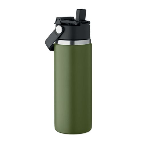 Bouteille double paroi avec paille - image 4