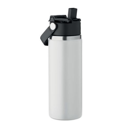 Bouteille double paroi avec paille - image 6