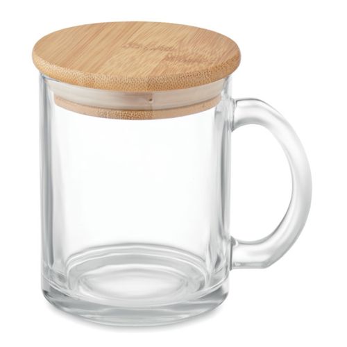 Tasse avec couvercle en bambou - image 2
