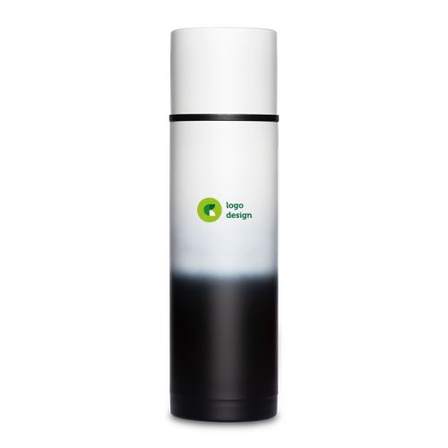 Bouteille thermos Retulp noir et blanc - image 1