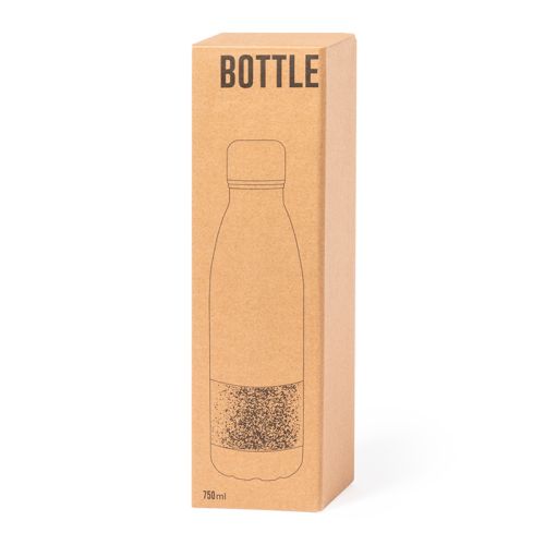 Bouteille en inox avec bouchon en liège - image 4