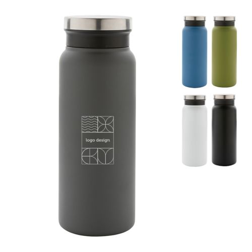 Bouteille thermos en acier inoxydable recyclé - image 1