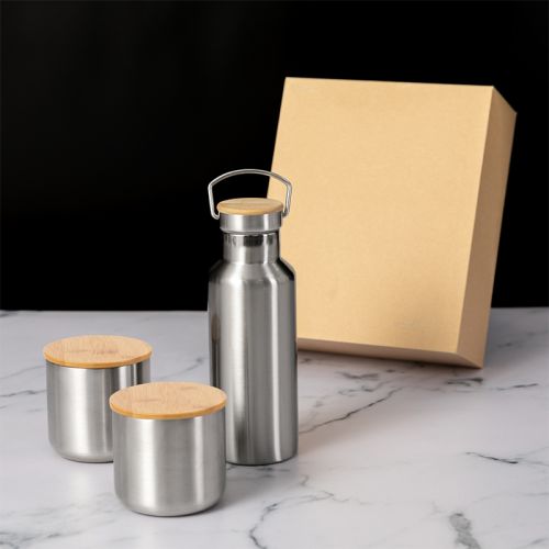 Bouteille thermos avec tasses - image 5