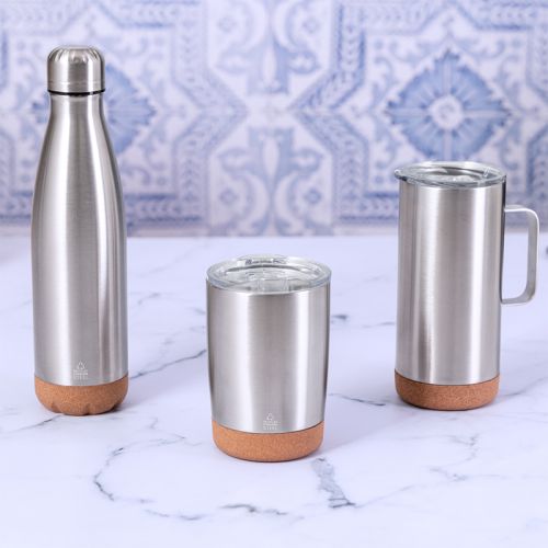 Bouteille thermos avec bouchon en liège - image 5