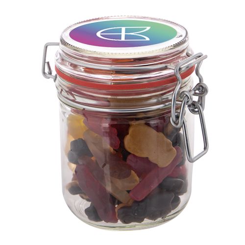 Pot en verre avec bonbons - image 4