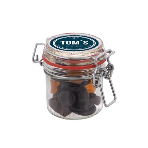 Petit bocal en verre avec bonbons - image 2