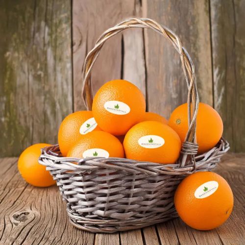 Orange avec autocollant - image 2