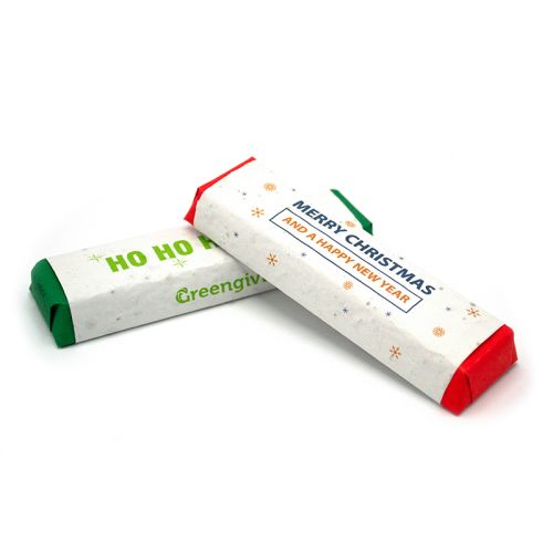 Tony's Chocolonely (50 gr.) papier d'emballage en graines | Noël - image 1