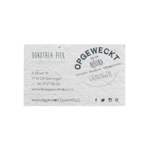 Cartes de visite en papier ensemencé - image 3