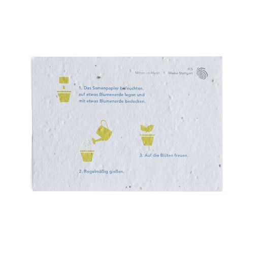 Cartes de visite en papier ensemencé - image 5