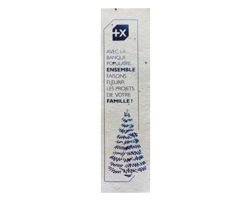 Marque-page en papier ensemencé | 200 g/m² - image 5