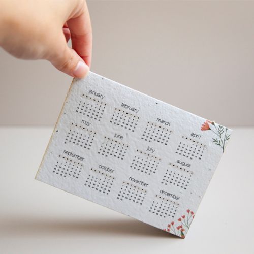 Calendrier de bureau en papier ensemencé - image 2