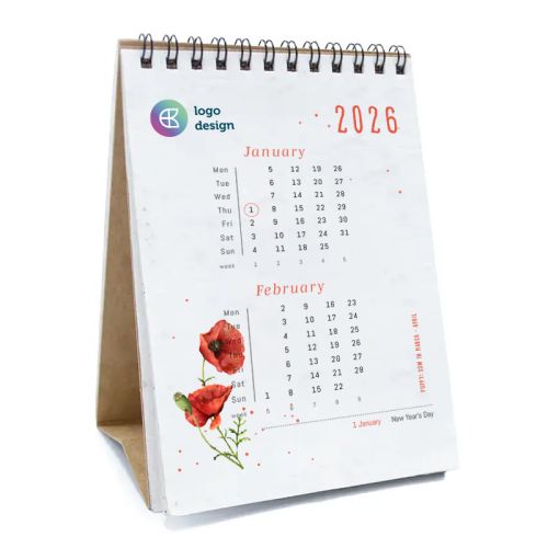 Calendrier en papier ensemencé A6 - image 1