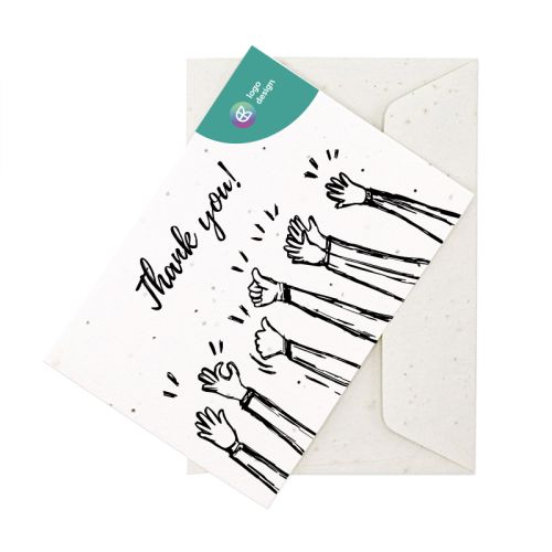 Carte en papier ensemencé A6 | Journée des enseignants - image 5