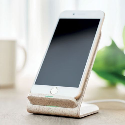 Chargeur sans fil en paille de blé - image 5