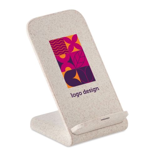 Chargeur sans fil en paille de blé - image 1