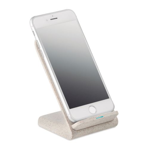 Chargeur sans fil en paille de blé - image 3