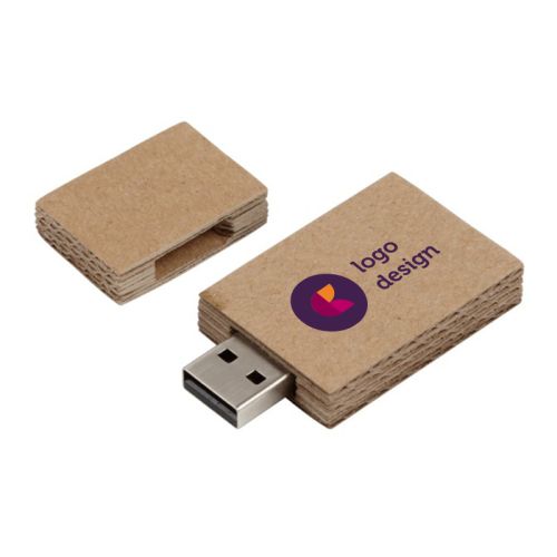 Clé USB en carton recyclé - image 1