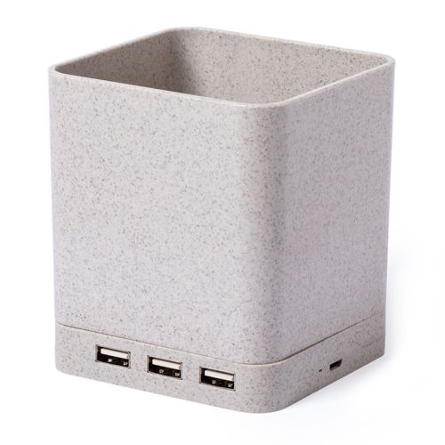 Porte-stylos en paille de blé - image 3