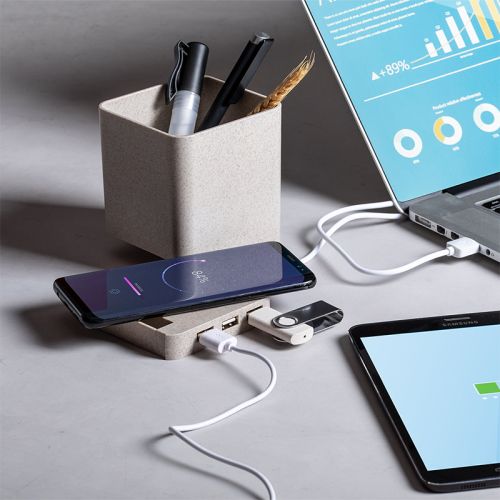 Porte-stylos en paille de blé - image 5