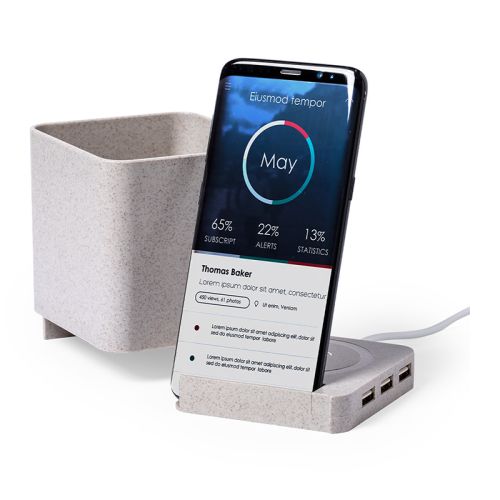 Porte-stylos en paille de blé - image 4