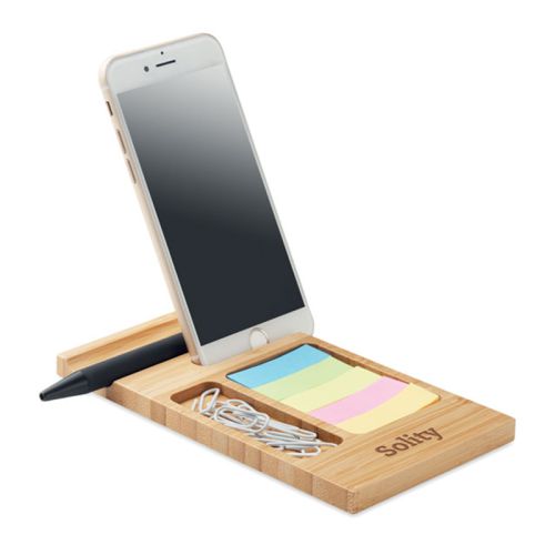 Support de téléphone en bambou - image 1