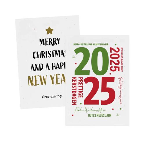 Papier ensemencé A6 Noël | 200 g/m² - image 3