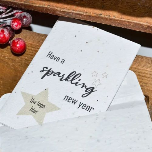 Carte de Noël en papier ensemencé A6 - image 9