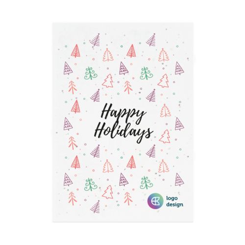 Carte de Noël en papier ensemencé A5 - image 2