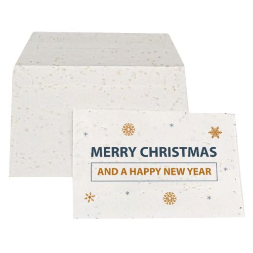 Carte de Noël en papier ensemencé A5 - image 1