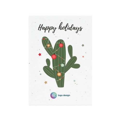 Papier ensemencé A6 Noël | 200 g/m² - image 2