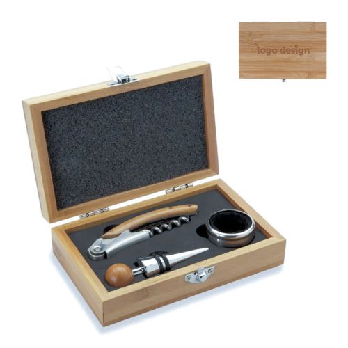 Set à vin en bambou - image 1