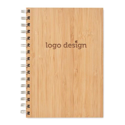 Carnet de notes en bambou A5 - image 1