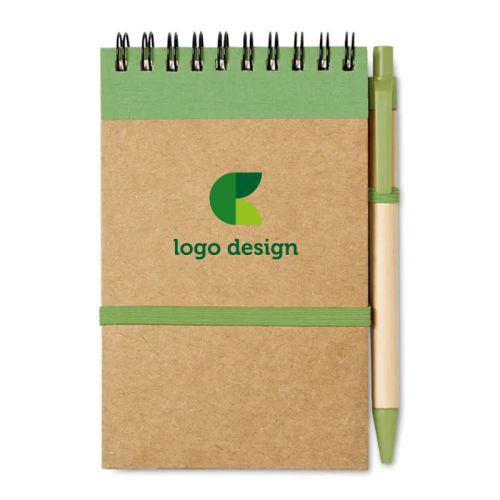Carnet de notes éco avec stylo - image 1