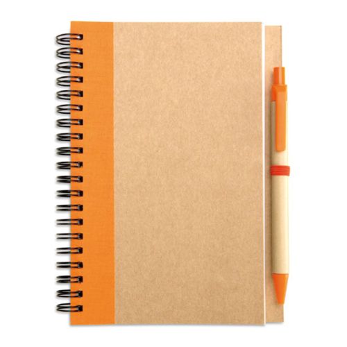 Carnet recyclé avec stylo-bille - image 3