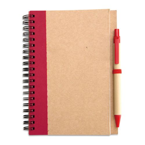 Carnet recyclé avec stylo-bille - image 4