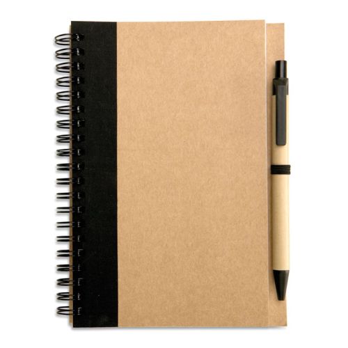 Carnet recyclé avec stylo-bille - image 2