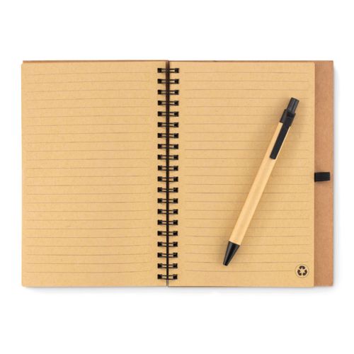 Carnet en liège avec stylo à bille - image 4