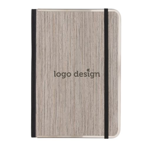 Carnet de notes A5 à couverture en bois - image 1