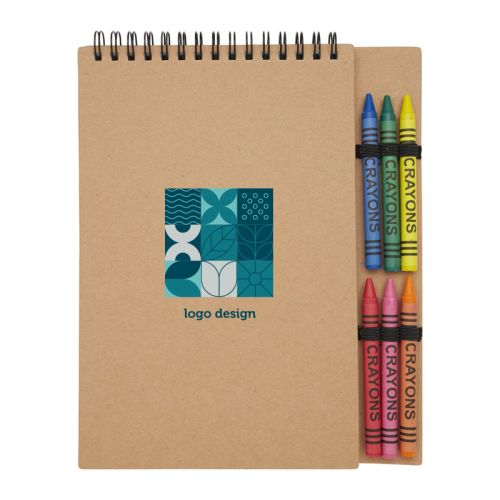 Carnet de notes avec set de craies - image 1