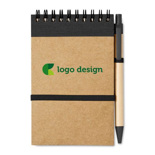 Carnet de notes éco avec stylo - image 1