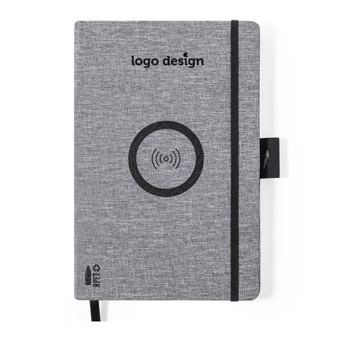 Carnet RPET avec chargeur - image 1
