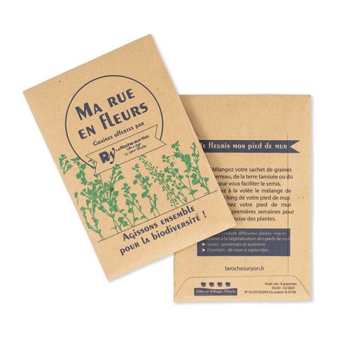 Sachet de graines 85 x 125 mm papier kraft - image 1