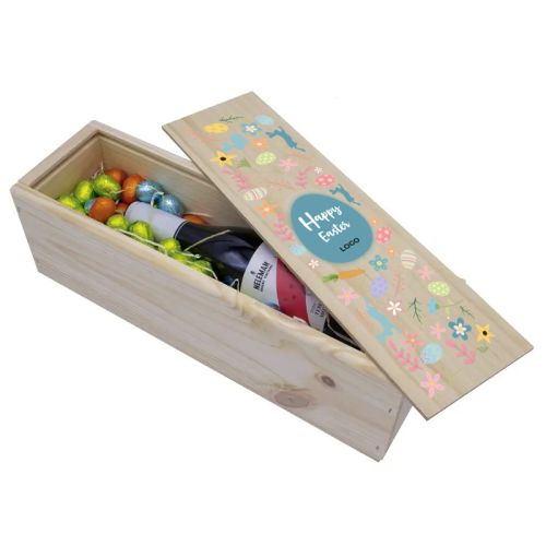 Coffret à vin de Pâques simple - image 1