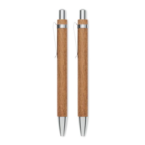 Set de stylos en bois d’acacia - image 2