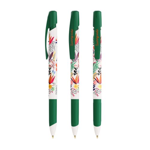 Stylo BIC Media Clic Grip Ecolutions couleur pleine - image 2